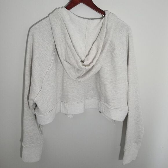 NWT Urban Outfitters Out From Under Koa Open Draped Grey Hoodie Size M - Picture 4 of 6